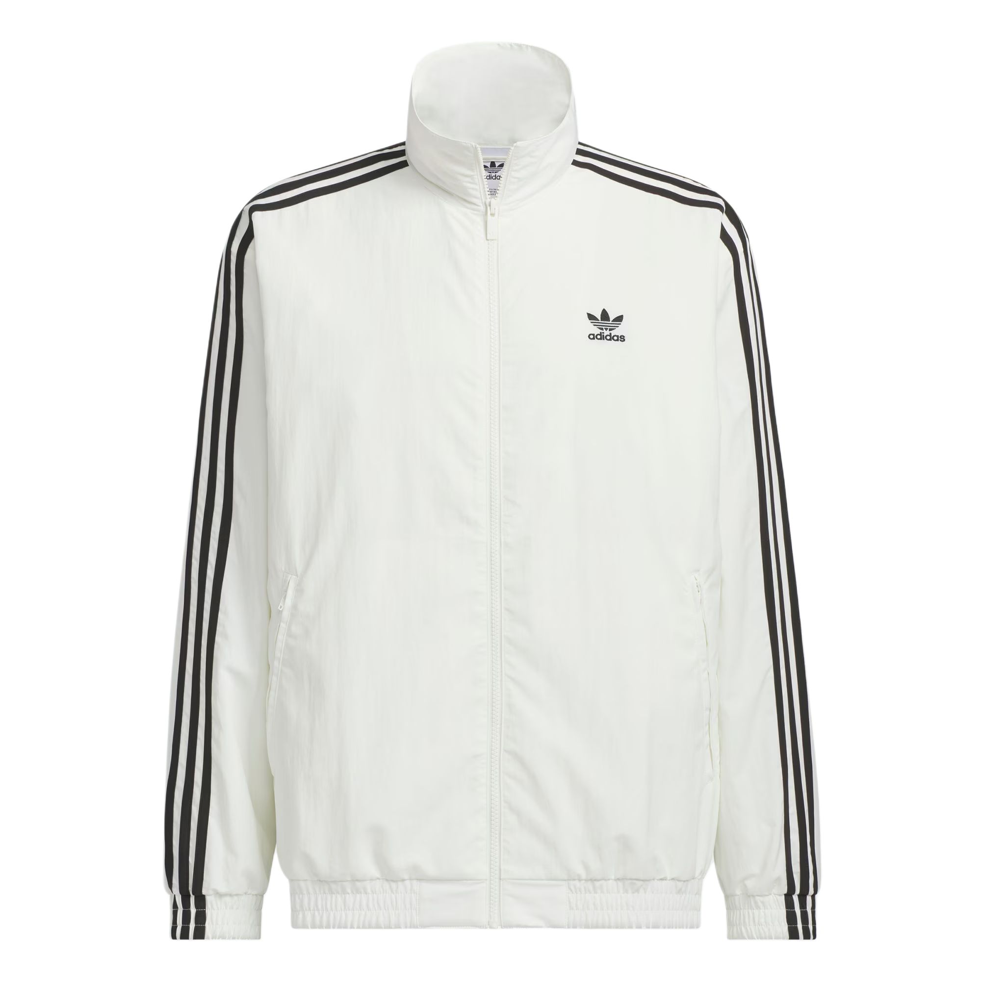 adidas Originals Firebird Track Top White Jacket with Logo & Stripes KC1455