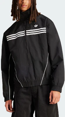 아디다스 오리지널 삼선 블랙 플레임 컬러블록 스포츠 재킷 IS0242 Lookbook 아디다스 오리지널 삼선 블랙 플레임 컬러블록 스포츠 재킷 IS0242