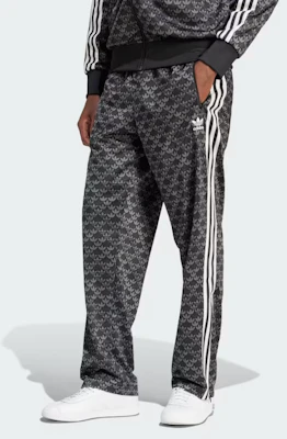 adidas Originals 經典足球款印花針織運動長褲 黑色 男款 IS0220 Lookbook adidas Originals 經典足球款印花針織運動長褲 黑色 男款 IS0220