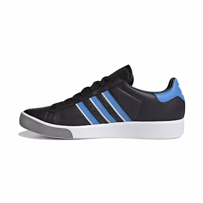 adidas originals Forest Hills Lightweight Cozy Casual Skate Shoes Black Blue Unisex 'Black Blue'
