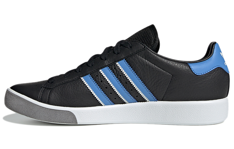 adidas originals Forest Hills Lightweight Cozy Casual Skate Shoes Black Blue Unisex 'Black Blue' EE5749