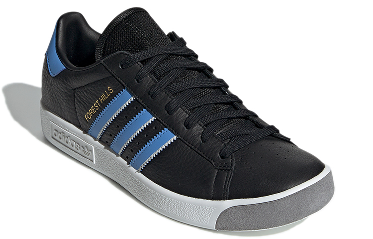 Lookbook adidas Originals Forest Hills Leichte Bequeme Skate-Schuhe Schwarz Blau Unisex EE5749