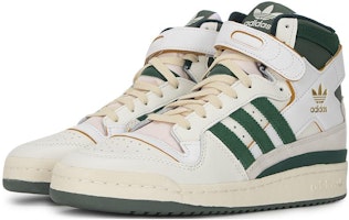 adidas originals FORUM 84 HI 潮流休閒 防滑耐磨 高筒 板鞋 男女款 白綠 Lookbook adidas originals FORUM 84 HI 潮流休閒 防滑耐磨 高筒 板鞋 男女款 白綠