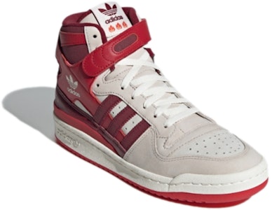 adidas originals FORUM 84 High 舒適 防滑耐磨 高筒 板鞋 男女款 深紅 Lookbook adidas originals FORUM 84 High 舒適 防滑耐磨 高筒 板鞋 男女款 深紅