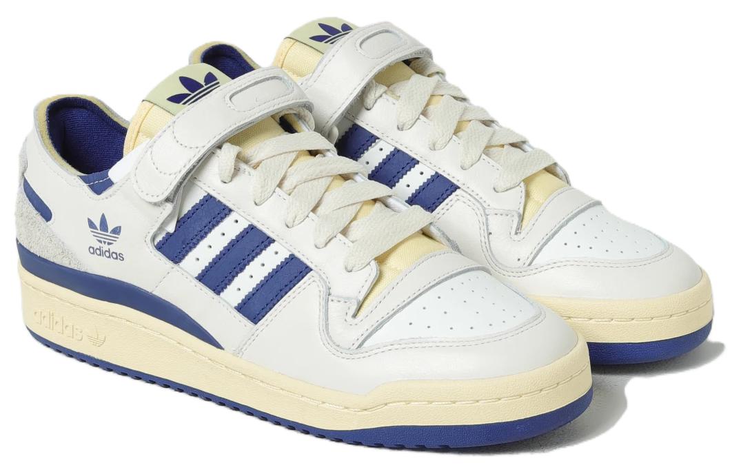 Lookbook adidas Originals Forum 84 Low "Blanco Nube/Azul Victoria/Amarillo Fácil" IE3205