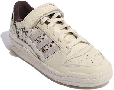 阿迪达斯三叶草 Forum 低帮 '奶油白浅紫深绿' GV6707 Lookbook 阿迪达斯三叶草 Forum 低帮 '奶油白浅紫深绿' GV6707