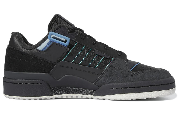 Order adidas originals Forum Exhibit Low 舒適耐磨板鞋 黑 男女同款