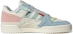 adidas Originals Unisex Forum Exhibit Low Kasut Putih/Merah Jambu/Biru GX4587
