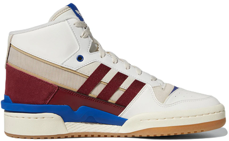 adidas Originals Forum Exhibit Mid 2 'Putih Collegiate Burgundy' GX4120 Lookbook adidas Originals Forum Exhibit Mid 2 'Putih Collegiate Burgundy' GX4120