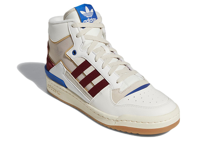 Shop adidas Originals Forum Exhibit Mid 2 'Putih Collegiate Burgundy' GX4120
