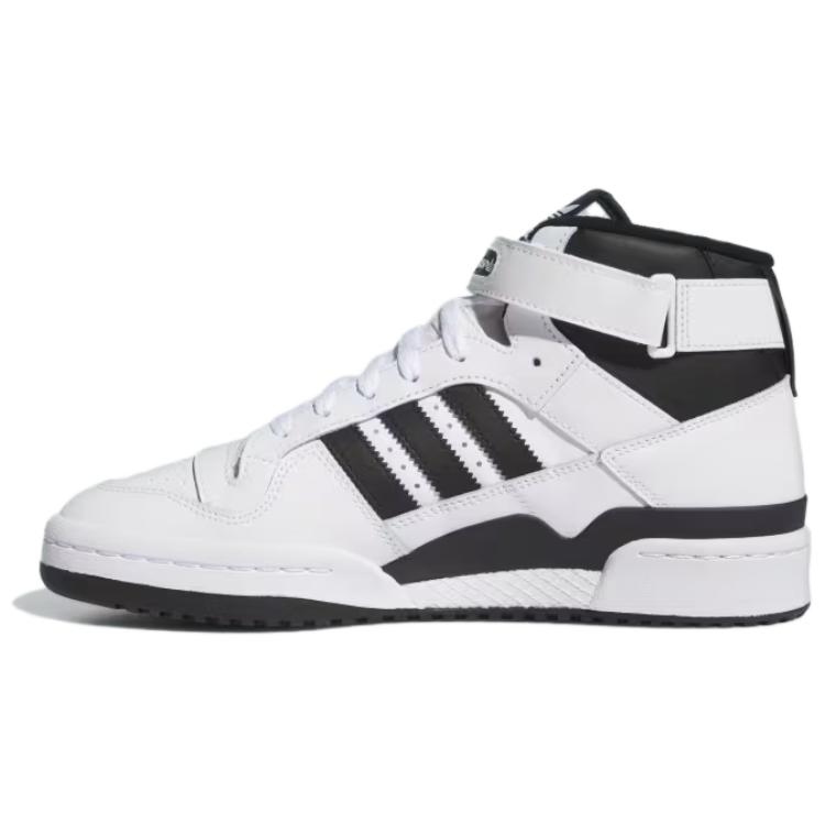 adidas Originals Forum High-Top Basketball Shoes White Black Comfortable Style IG3756