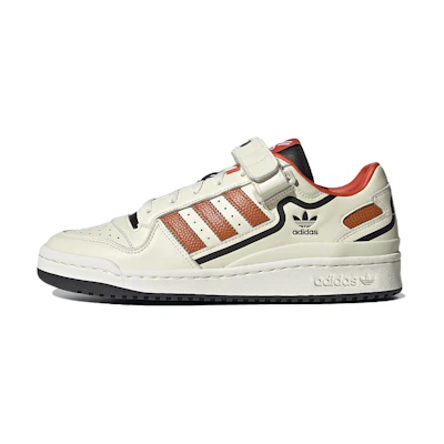 adidas originals Unisex Forum Low Sneakers Ivory/Orange