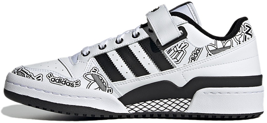 adidas originals Forum Low 'Black White' GW4921 Buy adidas originals Forum Low 'Black White' GW4921