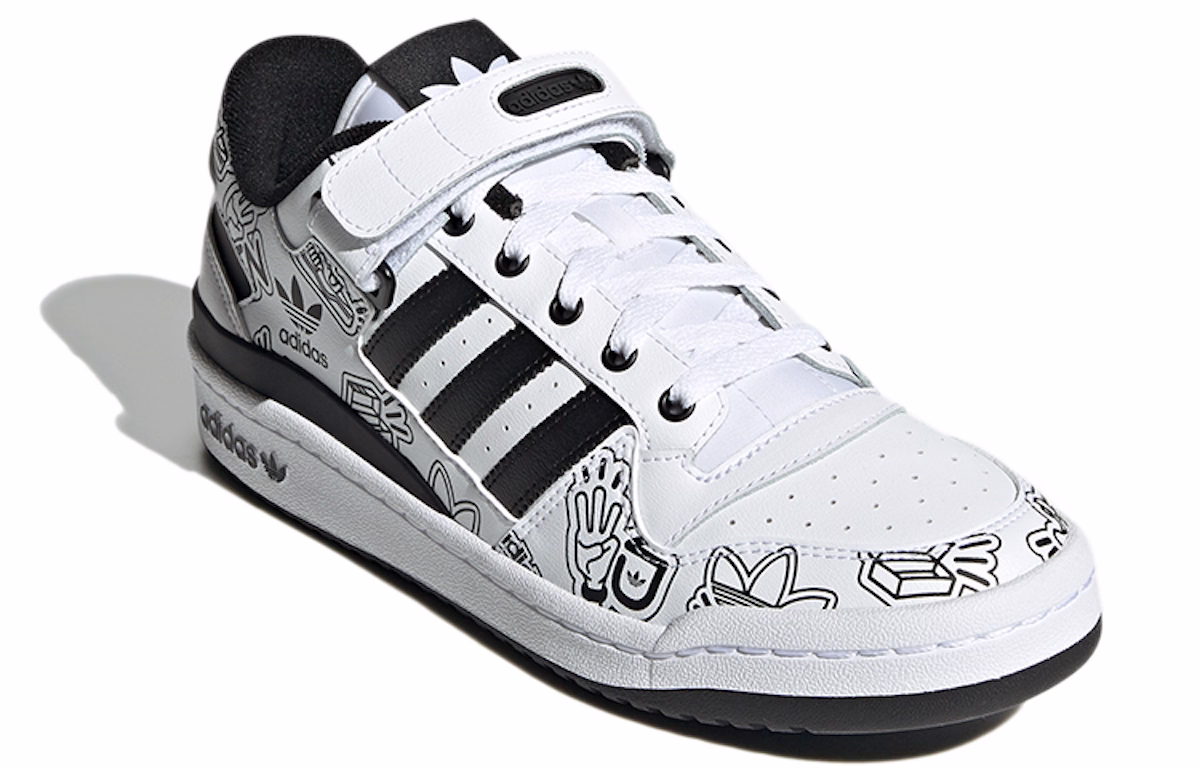 adidas originals Forum Low 'Black White' GW4921
