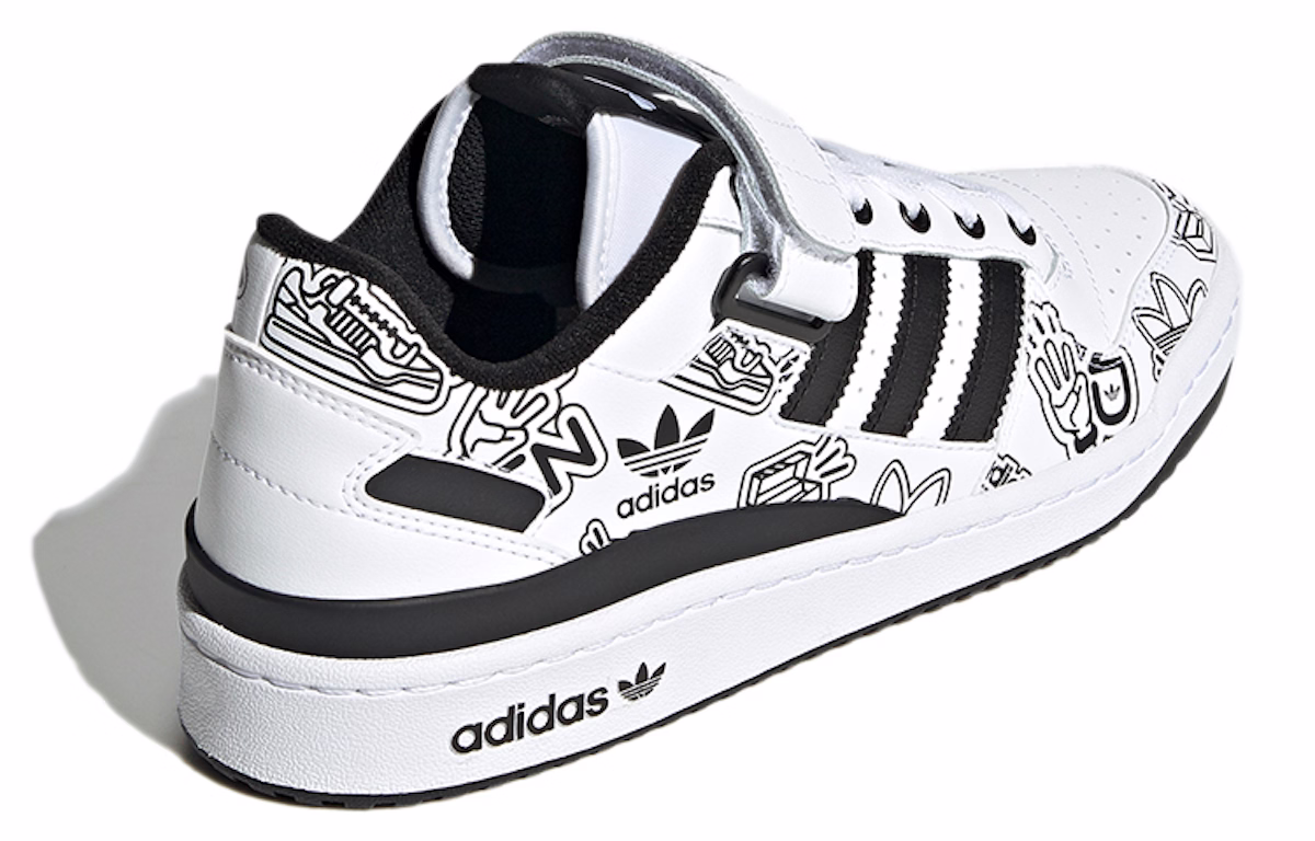 adidas originals Forum Low 'Black White' GW4921