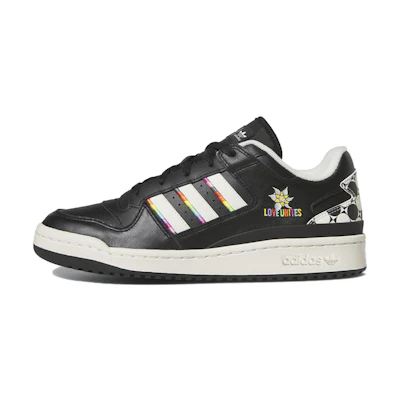 adidas Originals PRIDE RM Forum Low Shoes 'Black White'