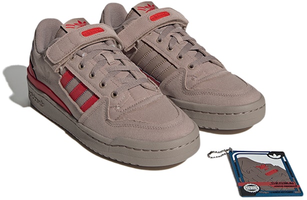 adidas Originals Forum Low 'Kelabu Merah Jambu Merah' HR0459 Lookbook adidas Originals Forum Low 'Kelabu Merah Jambu Merah' HR0459