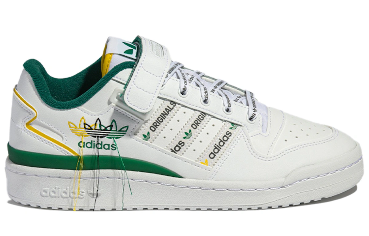 adidas Forum Low Shoes 'White Green' GX3001