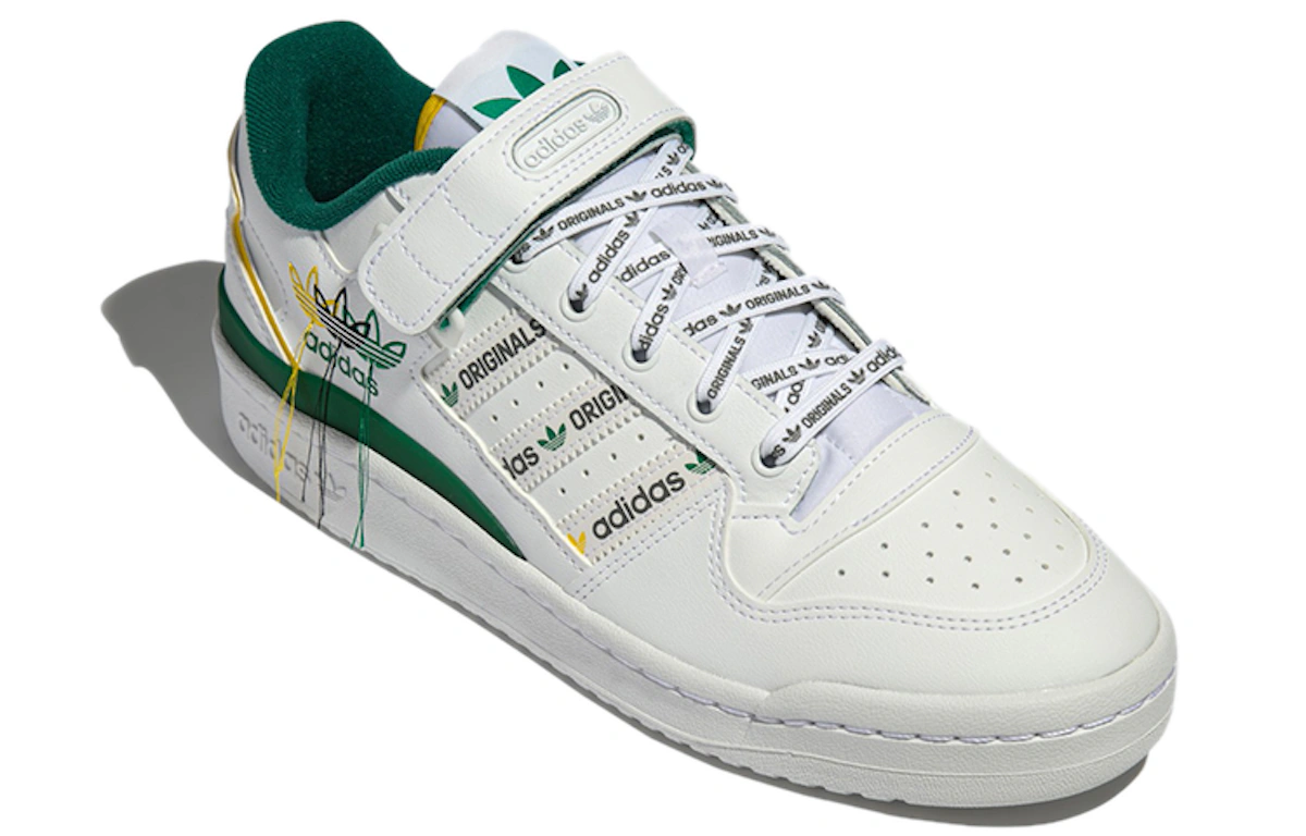 adidas Forum Low Shoes 'White Green' GX3001