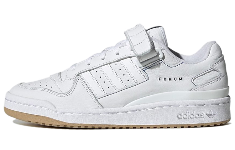 Buy 阿迪达斯三叶草 Forum Low 白色生胶板鞋 GX1072