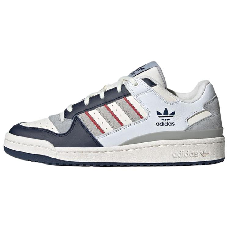 adidas Originals Forum Low White Grey Blue Casual Sneakers JP9967
