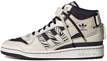 adidas originals Unisex Forum Mid Sneakers Creamy 'White Black' GX3957 adidas originals Unisex Forum Mid Sneakers Creamy 'White Black' GX3957