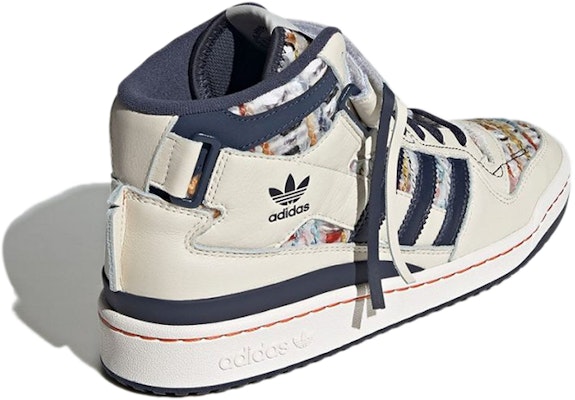 adidas Originals Forum Mid 'Putih Navy' GX3958 Lookbook adidas Originals Forum Mid 'Putih Navy' GX3958