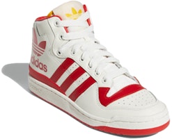 阿迪达斯三叶草 Forum Mid Rs Xl '奶油白红' G28153 Lookbook 阿迪达斯三叶草 Forum Mid Rs Xl '奶油白红' G28153