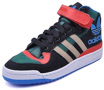 阿迪达斯三叶草 Forum Mid Rs Xl '绿黑红' B35281 Lookbook 阿迪达斯三叶草 Forum Mid Rs Xl '绿黑红' B35281