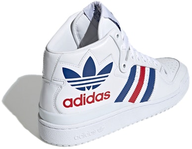 adidas originals FORUM Mid Rs Xl 復古 中筒 板鞋 男女款 白藍 Shop adidas originals FORUM Mid Rs Xl 復古 中筒 板鞋 男女款 白藍