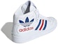 Shop adidas originals FORUM Mid Rs Xl 復古 中筒 板鞋 男女款 白藍