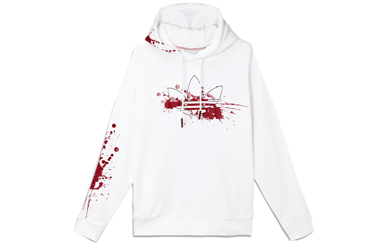 adidas Originals FP Halloween Logo Hoodie White - Gift Edition GV0922