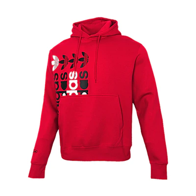 adidas Originals FRM Red Pullover Hoodie Casual Fleece Hoodie GT8369