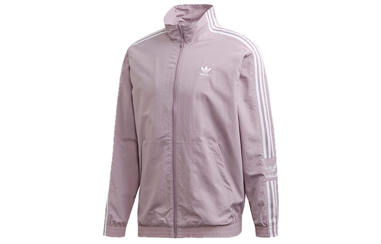 adidas Originals Full-Zip Retro Track Jacket Purple Grey ED6094