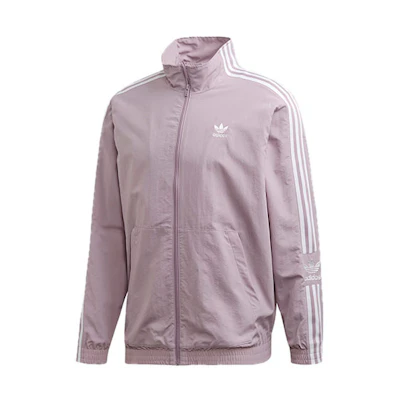 adidas Originals Full-Zip Retro Track Jacket Purple Grey ED6094