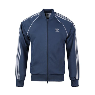 adidas Originals Full-Zip Track Jacket Men Uniform Blue FM3804