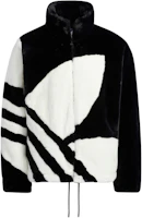 adidas Originals FUR 3-Stripes Zip-Up Jacket Unisex Black HR3483 adidas Originals FUR 3-Stripes Zip-Up Jacket Unisex Black HR3483