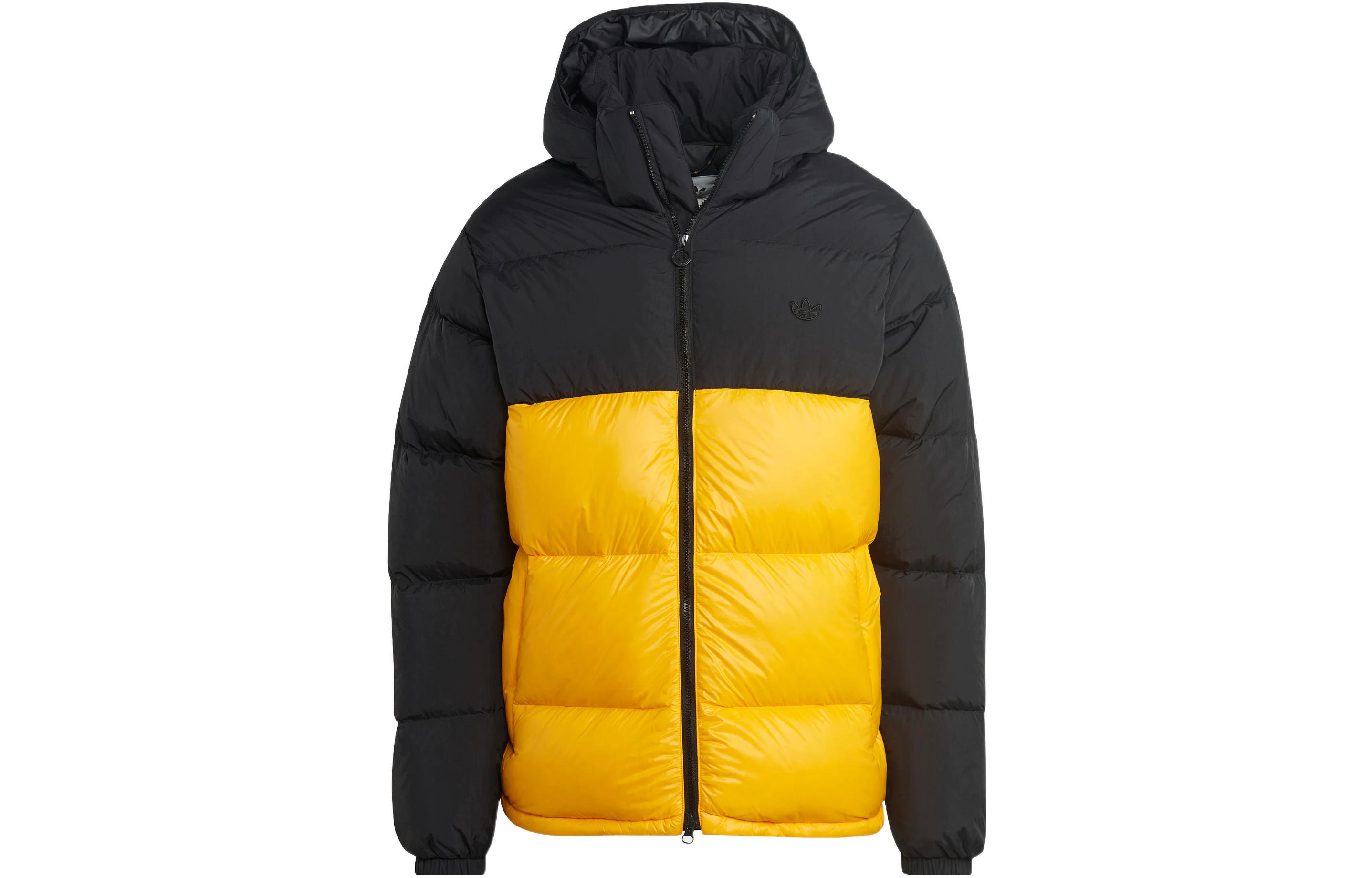 adidas Originals FW22 Down Regen Puffer Jacket Black  Embroidered Logo HL9179