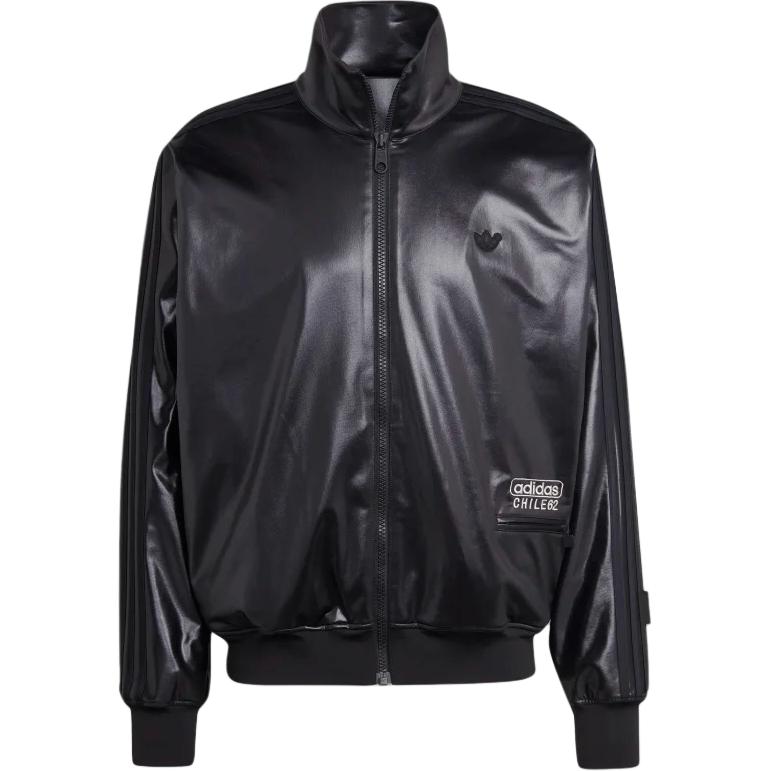 adidas Originals FW22 Glossy High-Neck Track Jacket Black () HM6462
