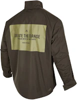 adidas Originals FW22 Green Woven Jacket with Front Letter Print Black () HZ7059 adidas Originals FW22 Green Woven Jacket with Front Letter Print Black () HZ7059