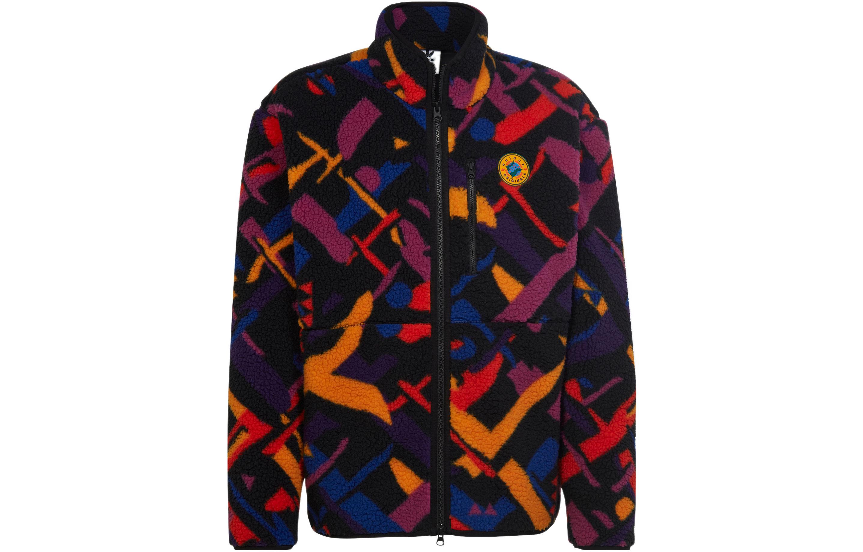adidas Originals FW22 Logo Print Full-Zip Jacket Multicolor Outerwear II8478