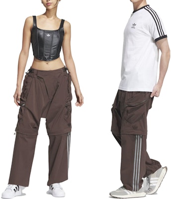 adidas Originals FW23 3-Stripes Multi-Functional Retro Workwear Pants Brown Unisex IX7083 Details for adidas Originals FW23 3-Stripes Multi-Functional Retro Workwear Pants Brown Unisex IX7083