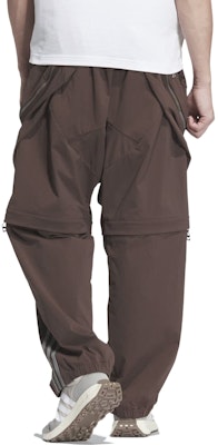 adidas Originals FW23 3-Stripes Multi-Functional Retro Workwear Pants Brown Unisex IX7083 2