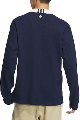 阿迪达斯Originals FW23 x Notitle Academy拼色拉链海军蓝男女同款Polo衫. IN2601 Purchase 阿迪达斯Originals FW23 x Notitle Academy拼色拉链海军蓝男女同款Polo衫. IN2601