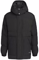 adidas Originals FW24 Black Logo Hooded Down Jacket JD3753 adidas Originals FW24 Black Logo Hooded Down Jacket JD3753