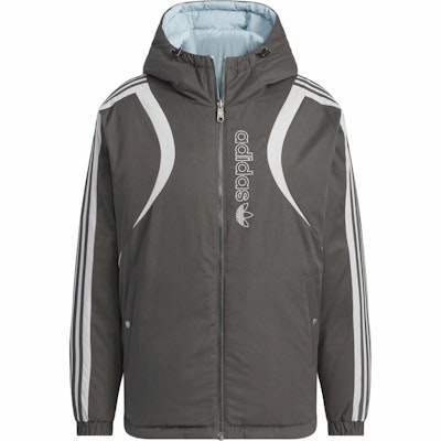 阿迪达斯原创FW24灰色连帽羽绒服冬季外套. JD3751 Order 阿迪达斯原创FW24灰色连帽羽绒服冬季外套. JD3751