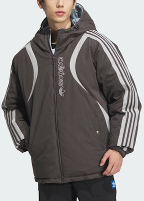 阿迪达斯原创FW24灰色连帽羽绒服冬季外套. JD3751 Shop 阿迪达斯原创FW24灰色连帽羽绒服冬季外套. JD3751