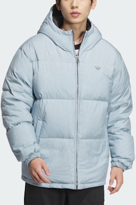 阿迪达斯原创FW24灰色连帽羽绒服冬季外套. JD3751 Sizing 阿迪达斯原创FW24灰色连帽羽绒服冬季外套. JD3751