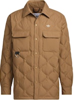 adidas Originals FW24 Lightweight Down Jacket Brown Long Sleeve Coat. JD3748 adidas Originals FW24 Lightweight Down Jacket Brown Long Sleeve Coat. JD3748