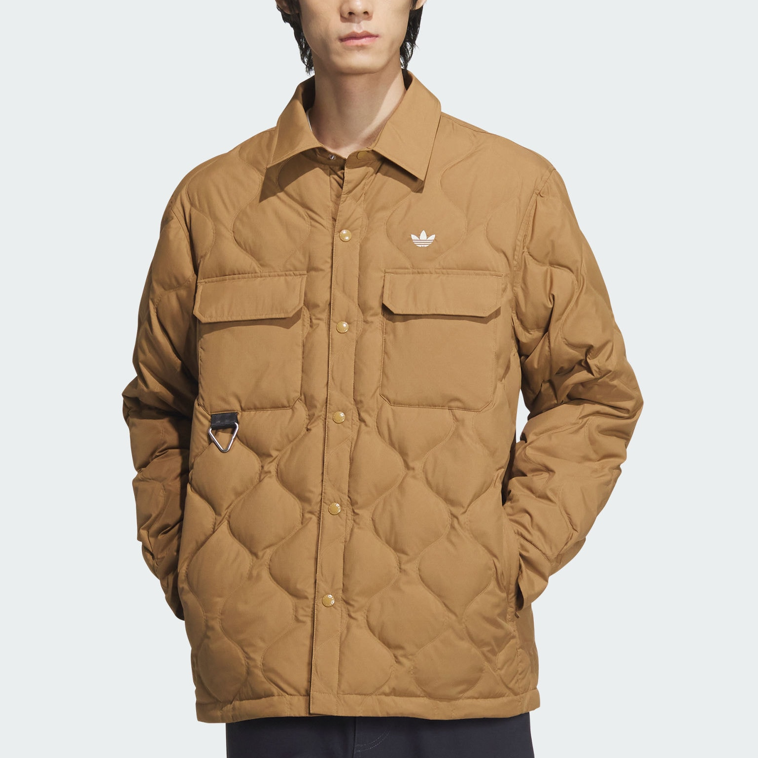 Lookbook 阿迪达斯 Originals FW24 轻羽绒夹克褐色长袖外套 JD3748